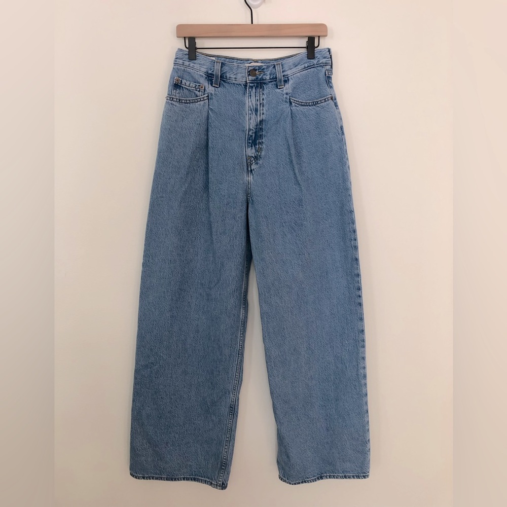 Levi’s High Loose Baggy Premium Denim Jeans Light Wash Women’s 29